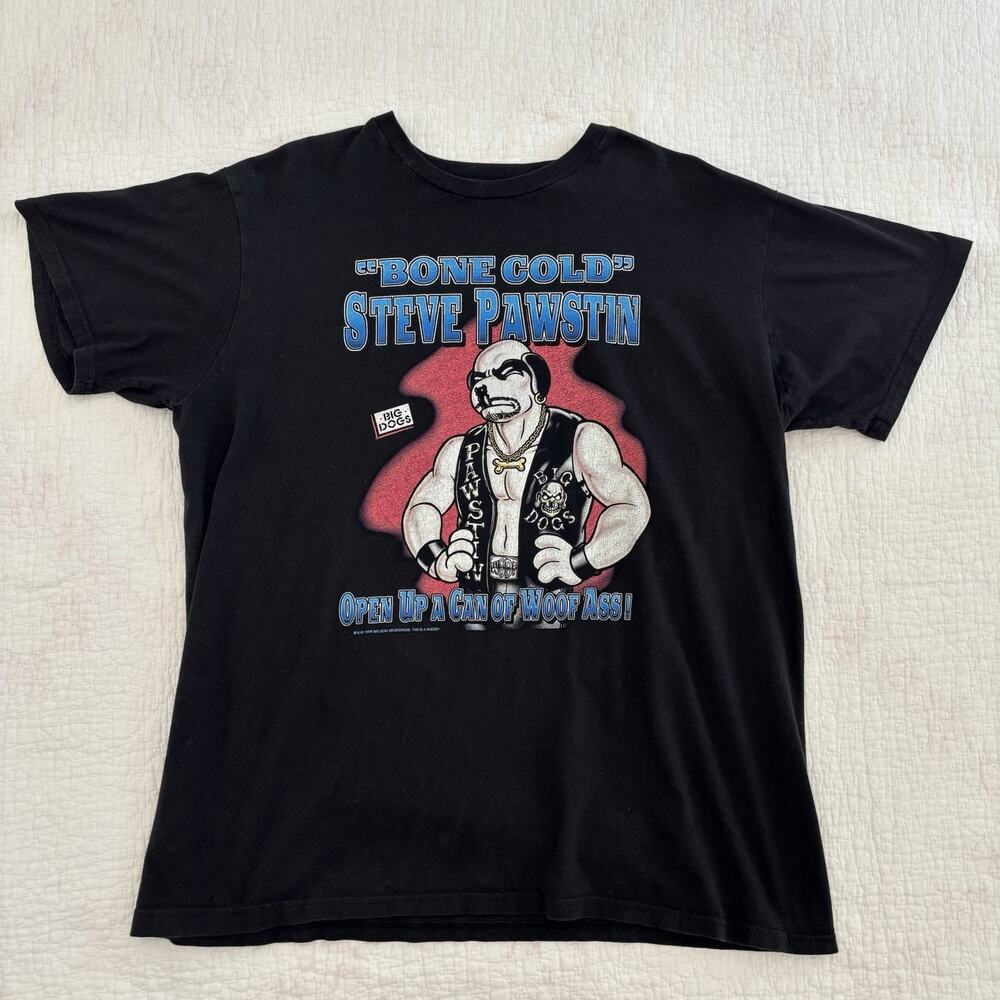 VTG Stone Cold Steve Austin Big Dogs Bone Cold Shirt size Large